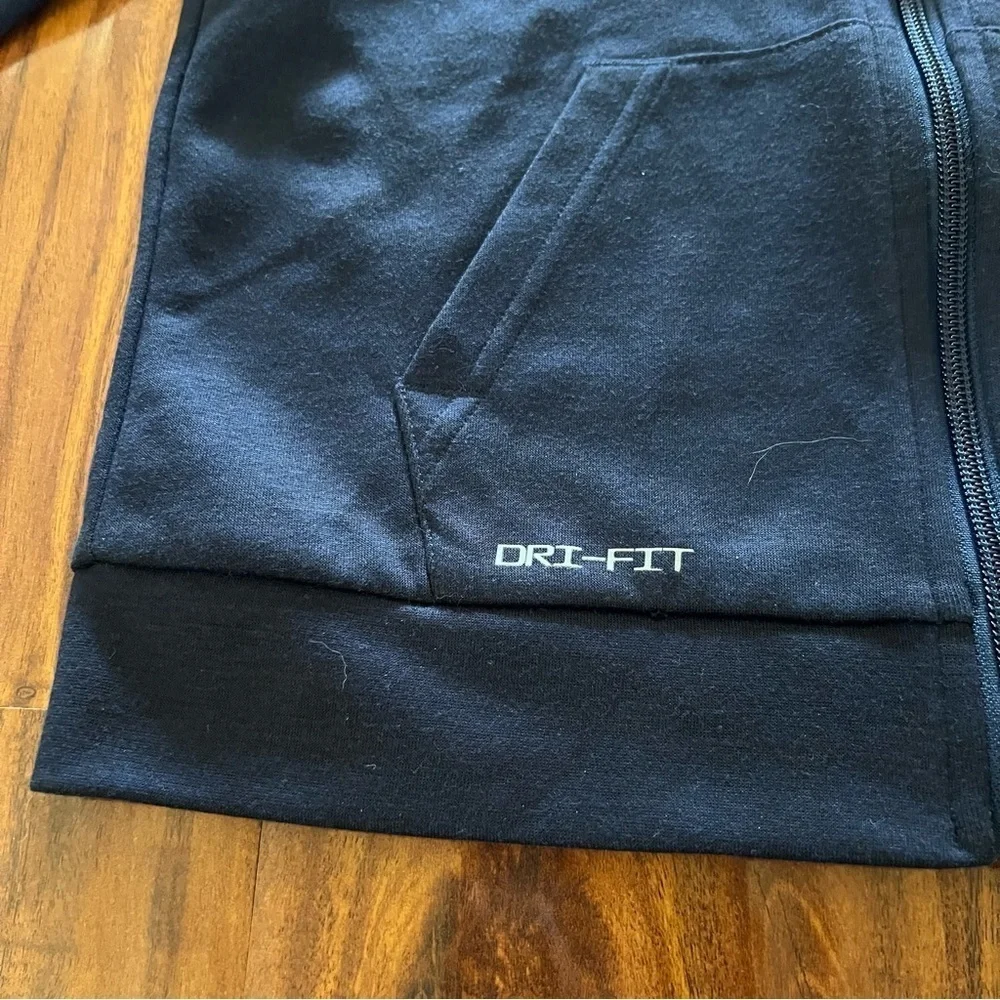 NWT Nike Boys Dri-Fit Zipup Hoodie Navy Blue Ted size 7